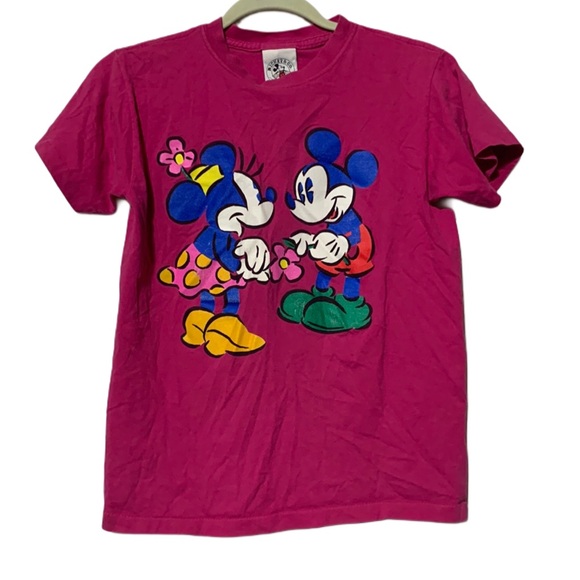 Y2K Mickey and Co Mickey and Minnie Mouse Tee Shirt - Picture 1 of 5